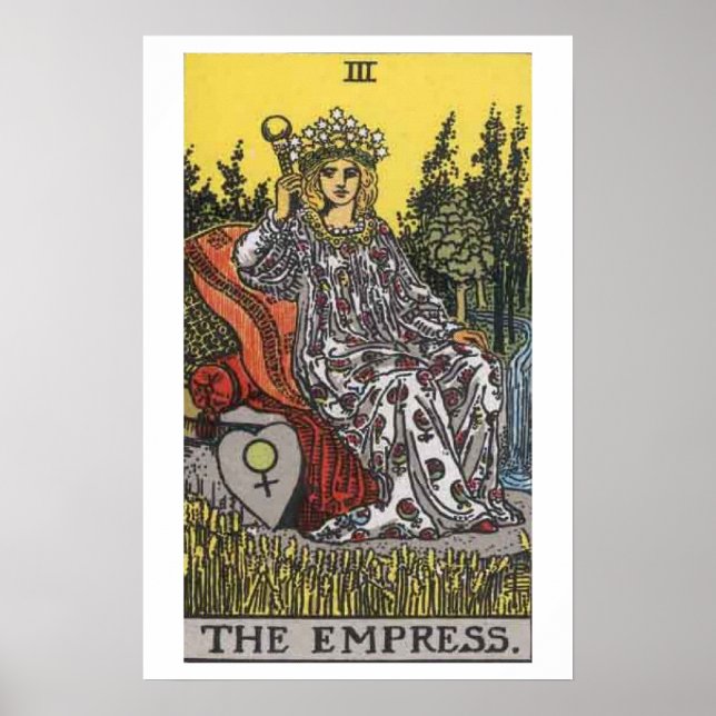 Empress Tarot Card Poster (Framsidan)