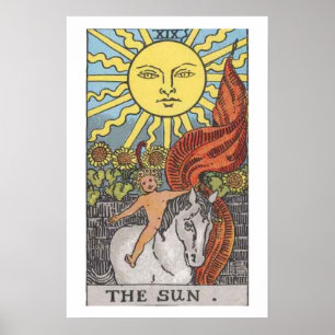 Empress Tarot Card Poster fetstilt Brilliant Färg