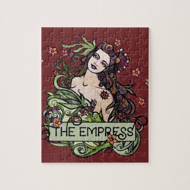 Empress Tarot Card Pussel (Vertikal)
