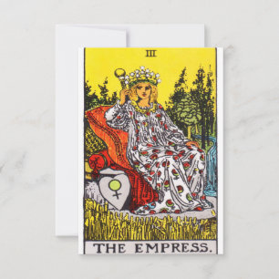 Empress Tarot Card Spara Datumet