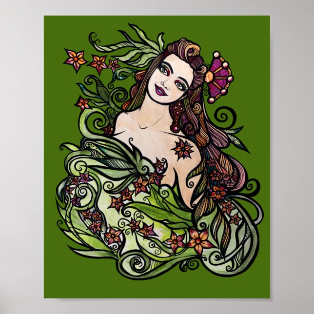 Empress Tarot Goddess Poster (Framsidan)