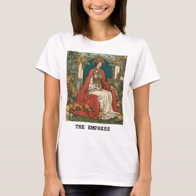EMPRESS - TAROT-KORT T SHIRT (Framsida)