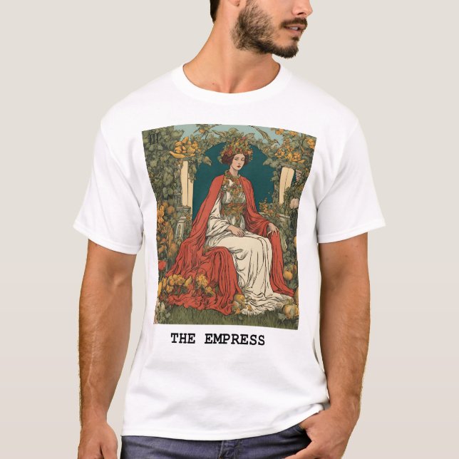 EMPRESS - TAROT-KORT T SHIRT (Framsida)