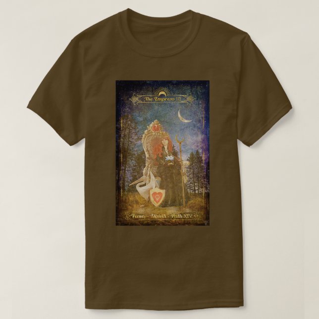 Empress Tarot T Shirt (Design framsida)