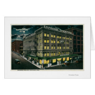 Empress Theater i Portland, Oregon Hälsningskort