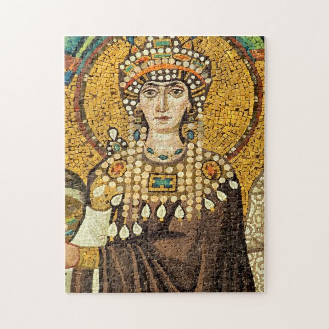 Empress Theodora Byzantine Mosaic Icon Pussel (Vertikal)