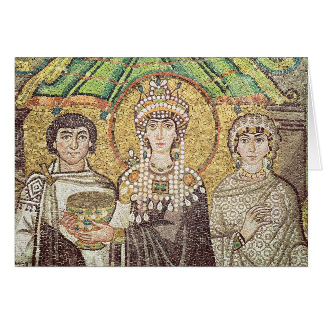 Empress Theodora Hälsningskort (Framsidan Horizontal)