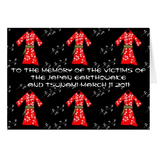 EMPTY KIMONOS HÄLSNINGSKORT (Framsidan Horizontal)