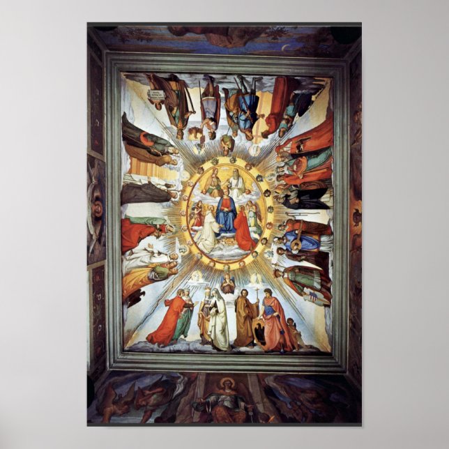 Empyrean och Figurer från åtta höns Poster (Framsidan)