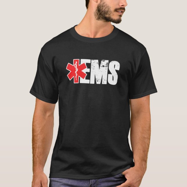 Ems Akut Medicines Emt Sjukvårdare Docto T Shirt (Framsida)