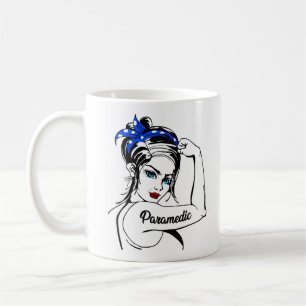 EMS Akut Sjukvårdare Rosie The Riveter Kaffemugg
