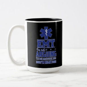 EMS-Akutet EMT.. Jag bestrider inte Två-Tonad Mugg