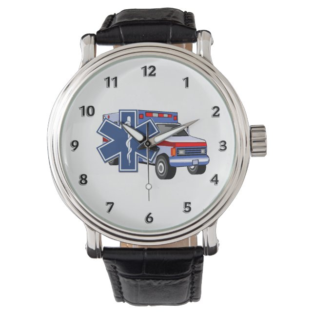EMS Ambulance Armbandsur (Framsida)