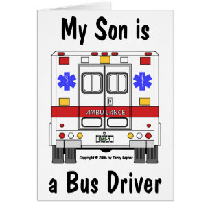Ems-ambulans, bussförareSon, kort