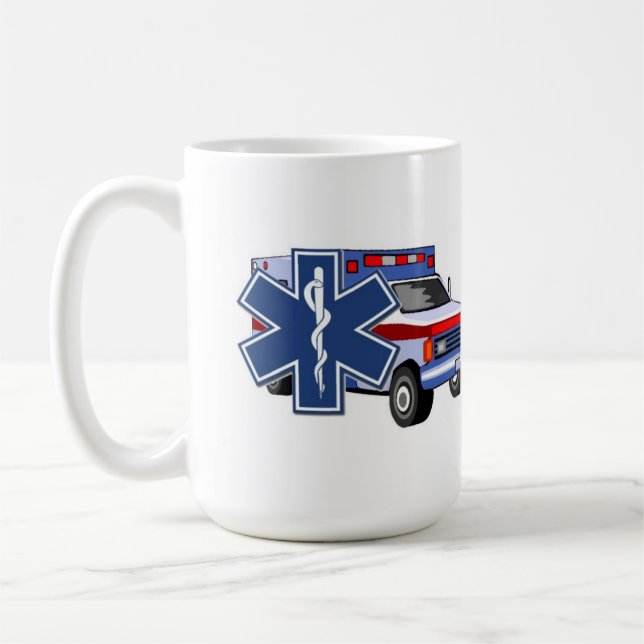 Ems-ambulans Kaffemugg (Vänster)