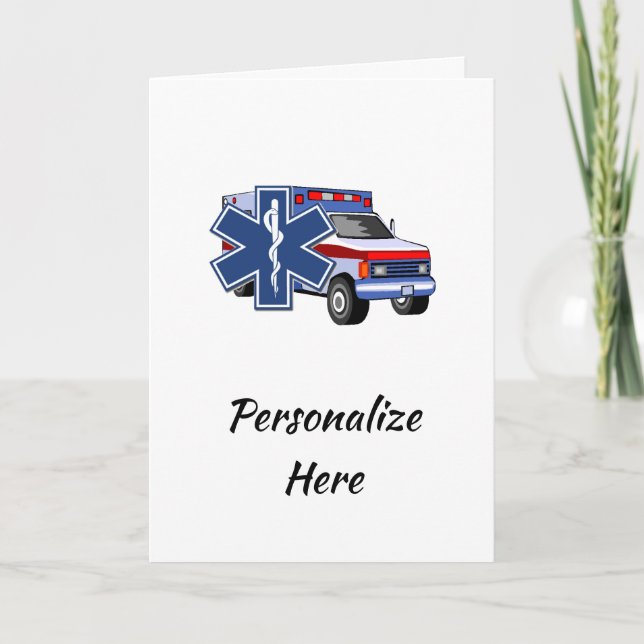 EMS Ambulans Kort (Framsida)