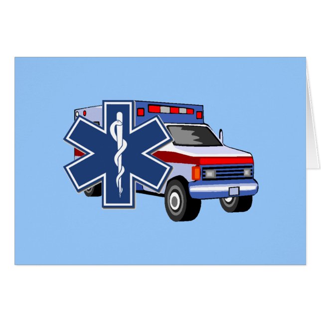 Ems-ambulans OBS Kort (Framsidan Horizontal)