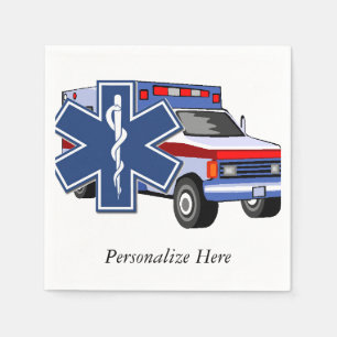Ems-ambulans Pappersservett