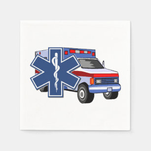 Ems-ambulans Pappersservett