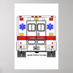 EMS-Ambulans Poster