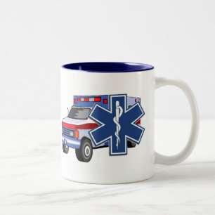 Ems-ambulans Två-Tonad Mugg