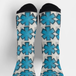 EMS Blue "Star of Life" Ems-sockor