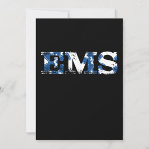 EMS EMT Doktor Sjukvårdare Caduceus Medicine Ambul Inbjudningar