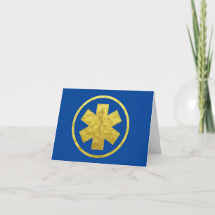 EMS Golden Logotyp - tackkort Kort