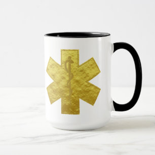 EMS Golden Star of Life Icon Mugg