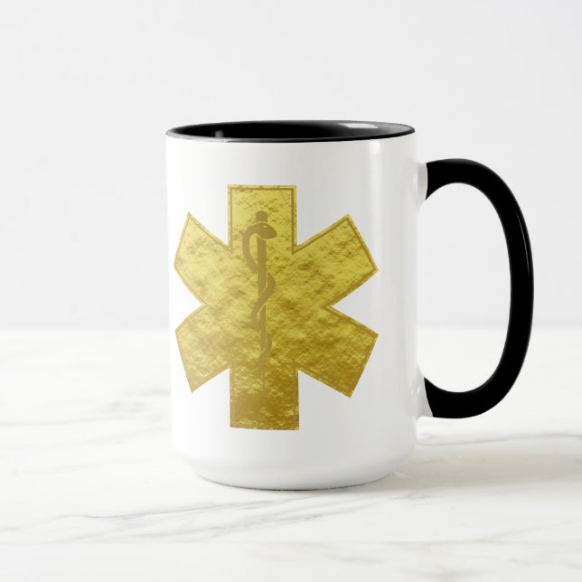 EMS Golden Star of Life Icon Mugg (Höger)