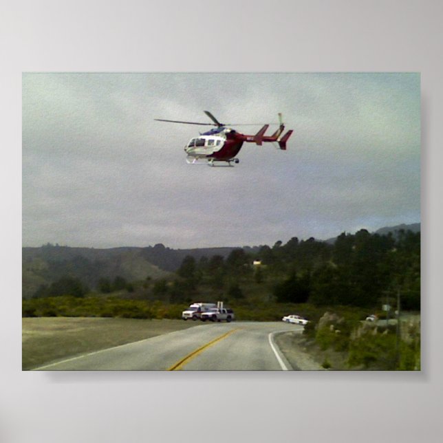 EMS-helikopter Poster (Framsidan)