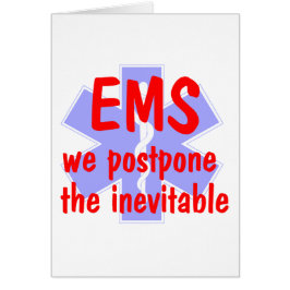 EMS-Oss Postone det ofrånkomliga kortet (för Hälsningskort