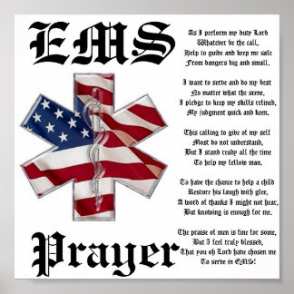 EMS Prayer Poster