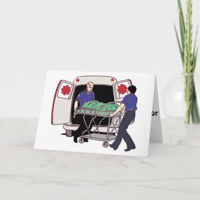 EMS Skapar en skillnad varje dag Tack Kort (Framsida)