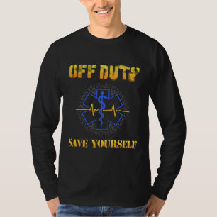 EMS Spara av tullavgifter Räddingen Sjukvårdare T Shirt