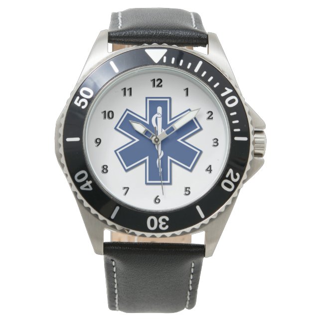EMS Star of Life Armbandsur (Framsida)