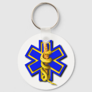 EMS Star of Life Badge Nyckelring