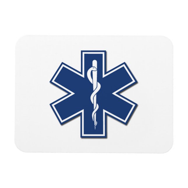 EMS Star of Life Magnet (Horisontell)