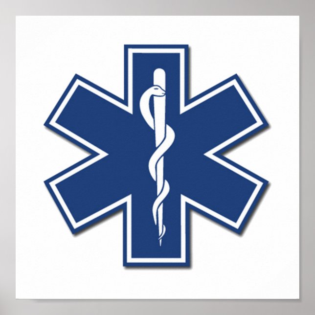 EMS Star of Life Poster (Framsidan)
