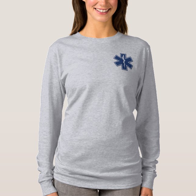EMS Star of Life  T Shirt (Framsida)