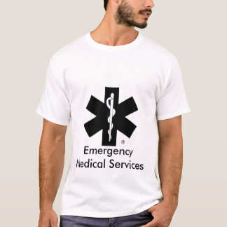 Ems-stjärna av den humoristiska livutslagsplatsen t-shirt