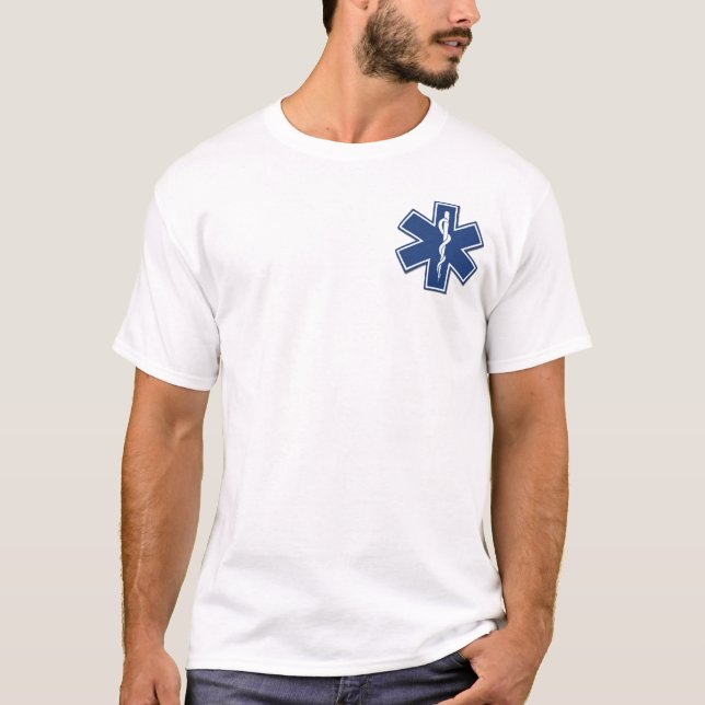 Ems-stjärna av livskjortor tee shirt (Framsida)