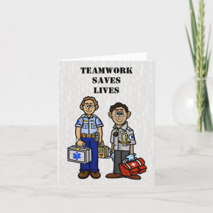 EMS-teamet - tackkort Kort