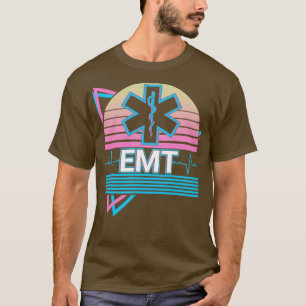 EMT Akut Medicinsk tekniker Sjukvårdare Lifesav T Shirt