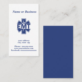 EMT Akut Medicinsk tekniker Visitkort