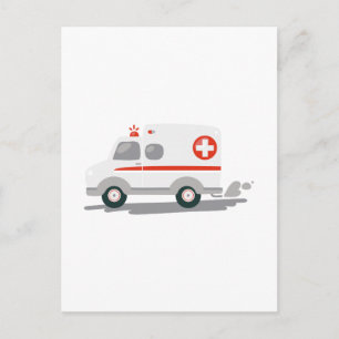 EMT Ambulans Vykort