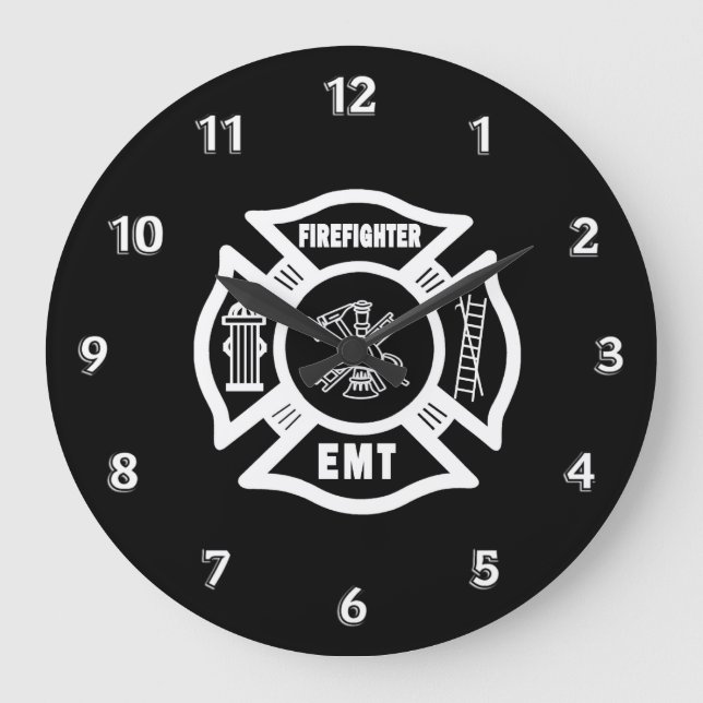 EMT-brandbekämpare Stor Klocka (Framsida)