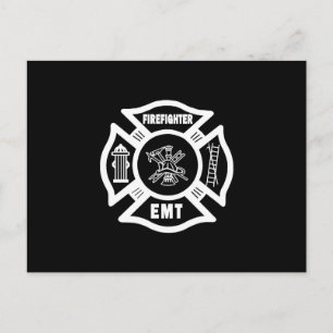 EMT-brandbekämpare Vykort