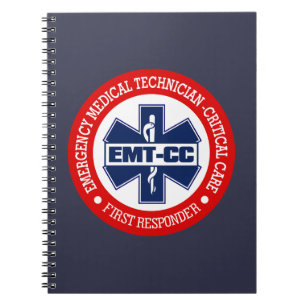 EMT-CC (nöd- medicinsk Tech - kritisk omsorg) Anteckningsbok