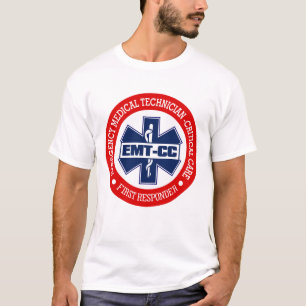 EMT-CC (nöd- medicinsk Tech - kritisk omsorg) T Shirt